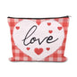 Valentines Day Toiletry Bag Pouch Love Heart Makeup Cosmetic Bag Engagement Anniversary Wedding Gifts Bags for Women Wife Girlfriend Fiancee Travel Make Up Bags Organizer Gf Graduation Bday Gift Idea - color: Love Heart Makeup Cosmetic Bag