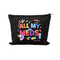 Zippered Pouch for Medical Supplies Daily Medicine Bag for Nurse Bag Essential Items Funny Medicine Pouch Pharmacist Pharmacy Toiletry Bags Canvas Practitioner Cosmetic Bags Patient Doctor Gift Ideas - color: Funny Medicine Pouch