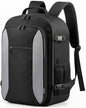 HOTOR Travel Backpack - TSA-Friendly Carry-On Backpack for Men & Women, Internal Luggage Straps & Waterproof Pocket, Perfect for Travel Essentials, Work, Commuting, 16.9" x 11.4" x 7.9", Black - size: 16.9" X 11.4" X 7.9"