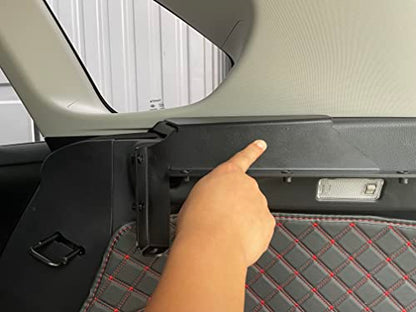 HIGH FLYING for Toyota RAV4 2019-2025 Car Accessories Modular Storage Molle Panel Cargo Shelf Organizer Luggage Carrier Rack Aluminum Alloy (with Conjoined Cross Bar) - size: 2019-2025 with Conjoined Cross Bar