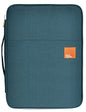 Lanola A4 Document Bags Portfolio Waterproof Business File Holder Travel Gear Organizer Electronics Accessories Bag - color: Blackish Green