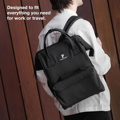 Portland Gear Cascade Compact Backpack, Weatherproof Construction, Perfect for Daily Use and Travel, Padded Laptop Sleeve and Adjustable Straps, 13.5L, Black - color: Black