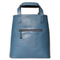 Premium Collection Genuine Leather Two-bottle Wine Tote | Luxury & Style Bag | Ideal Gift | Women and Men - color: Blue