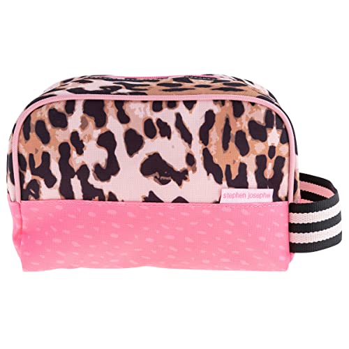 Stephen Joseph, Kids Toiletry Bag, Boys and Girls Toiletry Kit, Travel Bag - color: Leopard