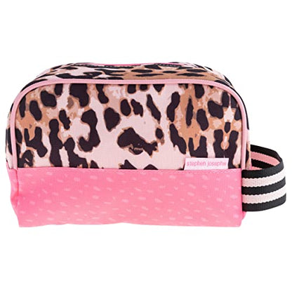 Stephen Joseph, Kids Toiletry Bag, Boys and Girls Toiletry Kit, Travel Bag - color: Leopard