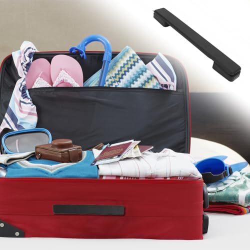Tiiyee Luggage Handle, Plastic Suitcase Handle Replacement Soft Pull Repair Carry Strap Grip Spare Fix Holders Hardware Accessory Part for Black Boxes Cases Black Tone Old Broken 20cm Length