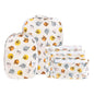Bumkins Disney Packing Cubes and TSA Approved Pouches for Travel Bag, Organize Luggage with Compression Bags, Essential Traveling Accessories to Pack Clothes, Toiletries, Carryon, 5-pc Winnie the Pooh - color: B4 Winnie the Pooh-set