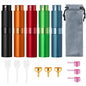 Tekson 5PCS 8ml Travel Perfume Atomizer Refillable, Mini Cologne Spray Bottle Empty, Small Aftershave Sprayer for Liquid Dispenser (Five Colors) - color: BBROG