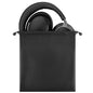 Geekria Headphones Pouch, Compatible with Sony WH-1000XM6, WH-1000XM4, Bose QC Ultra II, QC 45 and More, Universal Headset Pouch/Portable Travel Bag (Black PU)