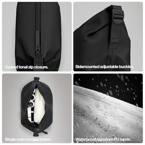 RAINS Weekend Wash Bag - color: Black