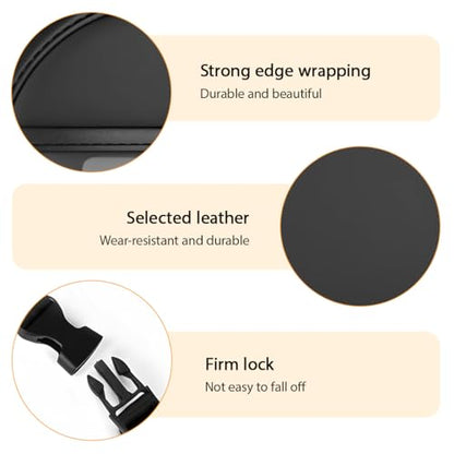 Car Backseat Organizer, 4 Storage Pockets Vehicle Back Seat Protector Kick Mat with Touch Screen Tablet Holder, Automotive Travel Storage Accessories, Universal for Truck SUV RV
