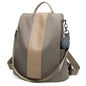PINCNEL Women Khaki Medium Backpack Purse Waterproof Nylon Anti-theft Rucksack Lightweight Shoulder Bag - color: Khaki, size: Medium