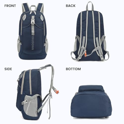 Hiking Backpack, 30L Lightweight Camping Water Resistant Large Hiking Bag Outdoor Travel Daypack for Men Wome - color: Blue