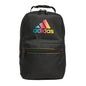 adidas Santiago Lunch Bag Cooler for Women and Men, Insulated Food Container Box with Mesh Pocket, Black Rainbow/3.0, One Size - color: Carbon Grey/Rose Gold/3