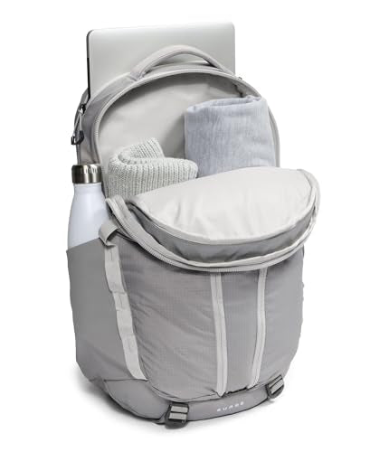 THE NORTH FACE Surge Commuter Laptop Backpack | Daypack With Water Repellent Finish, 16" Laptop Sleeve, Reflective Details - color: Stone Slab/Cumulus Cloud, size: One Size