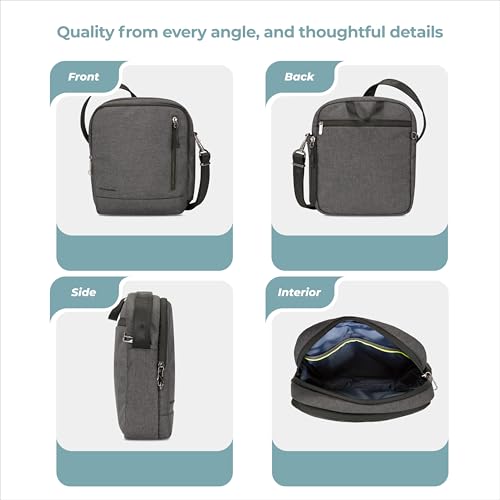Travelon Anti Theft Urban Tour Bag - color: Slate