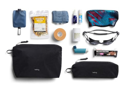 Bellroy Lite Pouch Duo (Lightweight Pencil case and Pouch) - Black - color: Black