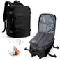 Vacuum Backpack Travel with Air Pump, Vacuum Seal Travel Backpack with Vacuum Compression System, Mochila de viaje compresion al vacio - color: A- Black
