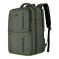 MATEIN Carry on Travel Laptop Backpack, Large Flight Approved Personal Item Travel Backpack with Shoe Compartment, Water Resistant Weekender Overnight Bag Fit 17 Inch Laptop, Green - color: Green, size: X-Large