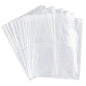 Clear Double-Sided Inner Pages for Jewelry Storage Book 6 Ring Binder 20 Sheets 160 Pockets Photocard Protector - color: Clear - Inner Pages (4 Slots + 20 Sheets)