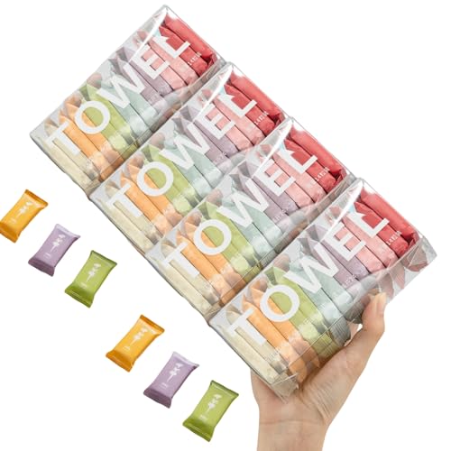 Disposable Compressed Towels, Portable Compressed Towel Tablets, 56Pcs Travel Wash Cloth, Thicker Super Absorbent Wash Cloths for Travel, Face Towel Ideal for Outdoor Camping Hiking (56Pcs) - color: 56pcs