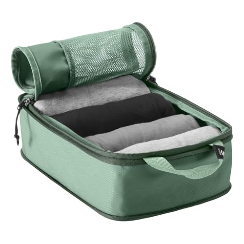 Eagle Creek Pack-It Reveal Carry-On Set - Compression Cube S (2x) & M (1x) & Clean/Dirty Cube M - Angled Zipper Stackable Carry-On Packing Tubes - Travel Essentials - Willow Green - color: Green