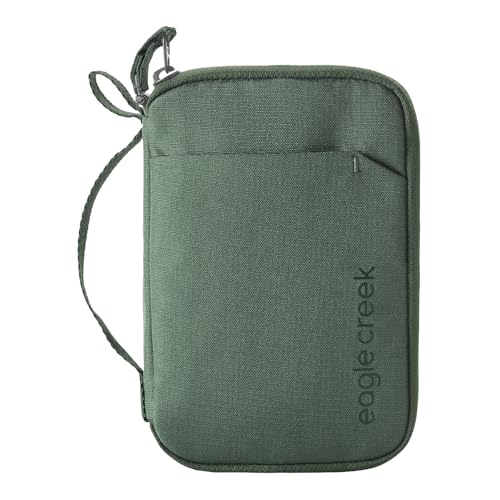 Eagle Creek Stash RFID Passport Wallet – Slim Travel Organizer with RFID Blocking – Secure Storage for Passport, Cards & Cash – Lightweight & Water-Resistant – Unisex – Grass Green - color: Grass Green