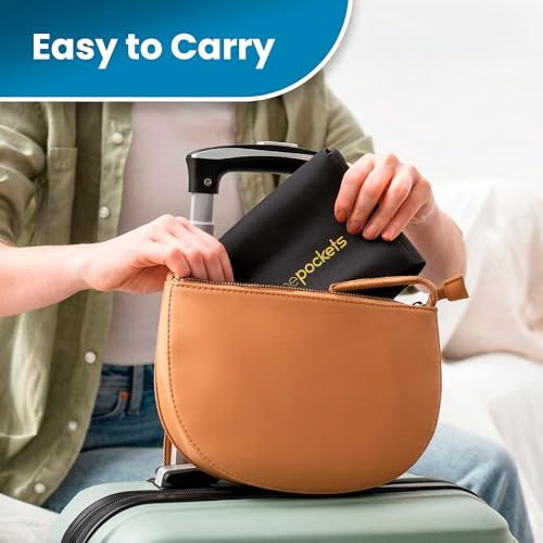 Airplane Pockets - Airplane Accessories - Plane Travel Essentials - Travel Organizer - Seat Storage Organizer - Air Travel Essentials - Seatback Organizer - International Travel Accessories Must Haves