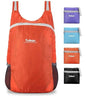 Ultra Lightweight Packable Water Resistant Backpack for Travel Camping Outdoor Hiking Daypack - color: Orange
