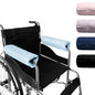 SPRING SEAON Wheelchair Armrest Covers 2 Pack Soft Memory Foam Wheelchair armrest Pads Wicking Washable for Office Transport Chair (Sky Blue) - color: Light Blue