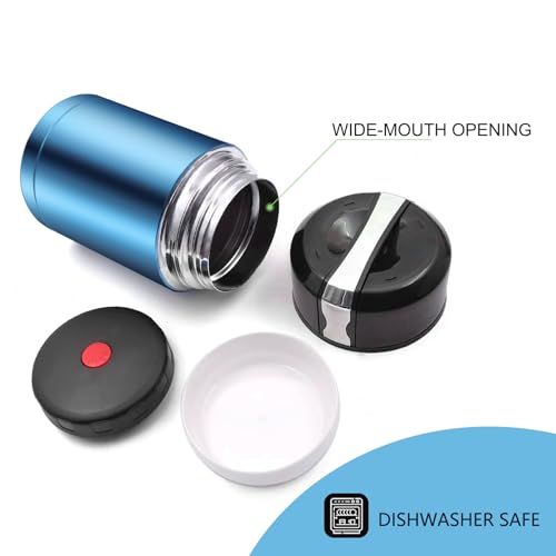 35oz Insulated Lunch Container Leak Proof Vacuum Thermal Flask - color: blue-- 35oz