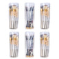 OCHEAL Makeup Brush Holders, 6 Pack of Make up Brushes Organizer Travel Case Retractable Plastic Travel Makeup Brush Holder For Vanity Makeup Artist Brushes Storage Cup - color: Plastic Clear-6pcs