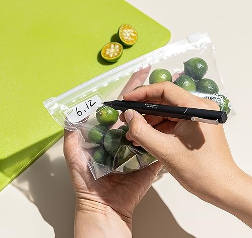 Snack Slider Storage Bags- 80 Count, Featuring Expandable Bottom, Zero BPA, Microwave-Safe(2 boxes of 40) - size: SNACK
