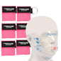 CPR Face Shield with Keyring (6 Pack), CPR Pocket Mask for Emergency Kit, First-Aid and Training with One-Way Valve by Frontline (Pink) - color: Pink