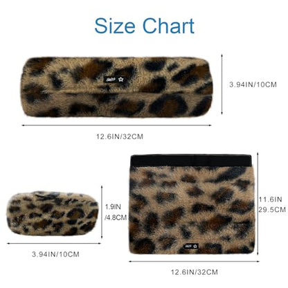 SPRING SEAON Wheelchair Armrest Covers 2 Pack Soft Memory Foam Wheelchair armrest Pads Wicking Washable for Office Transport Chair (Khaki Leopard Print) - color: Khaki Leopard