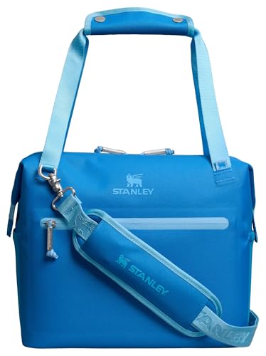 Stanley All Day Julienne Soft Cooler Bag and Lunch Box | Insulated Travel Bag with Zipper | BPA-Free - color: Azure, style: Midi