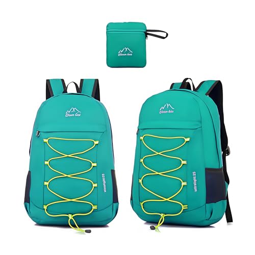 Outdoor Water Resistant Hiking Backpack - color: Teal