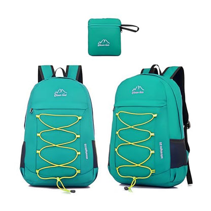 Outdoor Water Resistant Hiking Backpack - color: Teal
