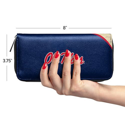 Littlearth NCAA Curve Zip Organizer - Officially Licensed Teams - color: Mississippi Ole Miss Rebels
