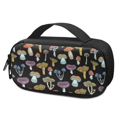 Medication Cooler Bag for Travel, Cartoon Mushroom Design Insulin Protector with Cooler Lining Waterproof Diabetic Medication Holder for Weekend Getaways - color: Cartoon Mushroom