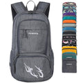 FENGDONG 35L Lightweight Foldable Waterproof Packable Travel Small Hiking Backpack Daypack for men women - color: A6-dark Gray