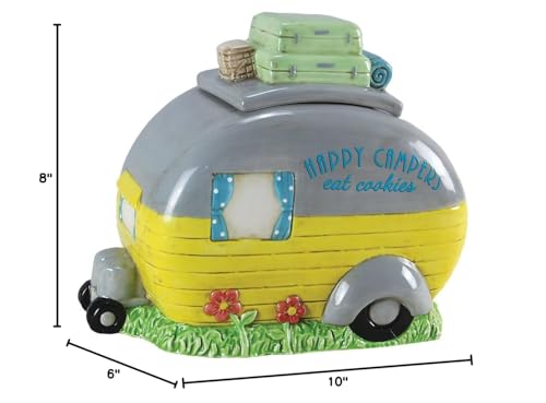 Young's Ceramic Camper Cookie Jar, 9.5" - color: Multicolor
