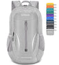 ZOMAKE Ultra Lightweight Packable Backpack 25L, Foldable Hiking Backpacks Water Resistant Small Folding Daypack for Travel(Sliver Grey) - color: Sliver Grey