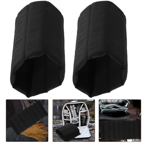 VOSAREA Dividers for Camera Bags 2 Pcs Padded Camera Bag Inserts Dividers Shock Absorbing Pad - color: Black
