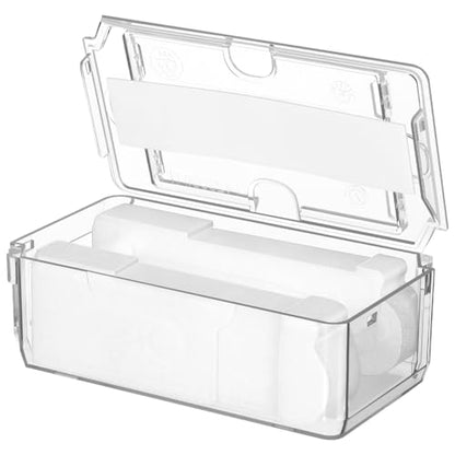 Healeved Acrylic Display Watch Case Clear Box with Inner Holder Watch Display Case for Wristwatches Portable Container for Women Men, 4.72X2.63X1.65In