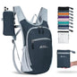 Hiking Backpack 10L/15L Small Daypack Lightweight Packable Travel Foldable Water Resistan for Women Men (Gray, 15L) - color: Gray, size: 15L