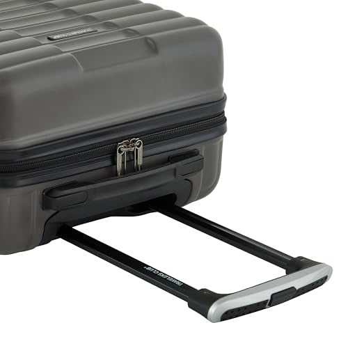 Travelers Club 22-Inch Gilroy Rolling Hardside Carry-On Luggage, Dark Dull Gray - color: Dark Dull Gray, size: 22-Inch