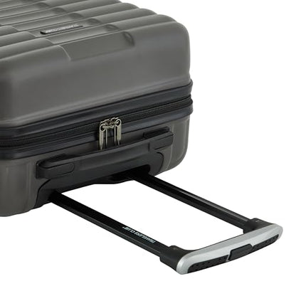 Travelers Club 22-Inch Gilroy Rolling Hardside Carry-On Luggage, Dark Dull Gray - color: Dark Dull Gray, size: 22-Inch