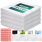 16'' x 16'' Packing Foam Pouches, 50 Pcs Packing Supplies Cushion Foam Pouches & 30 Pcs Fragile Stickers for Wrapping, Protecting Cup China Glasses Dishes, Moving Storage Packaging Supplies - size: 50PCS-16X16