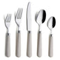 ANNOVA Silverware Set Stainless Steel Colorful Tableware Kitchen Flatware Set Utensils, Includes Dinner Knives, Forks, Spoons, Salad Forks & Dessert Spoons (Wood, 20 Pieces) - color: Wood